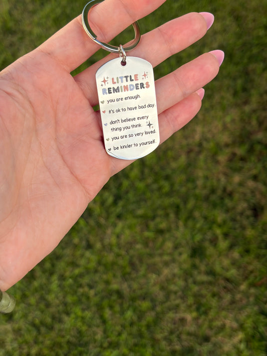 Keychain “Little Reminders”