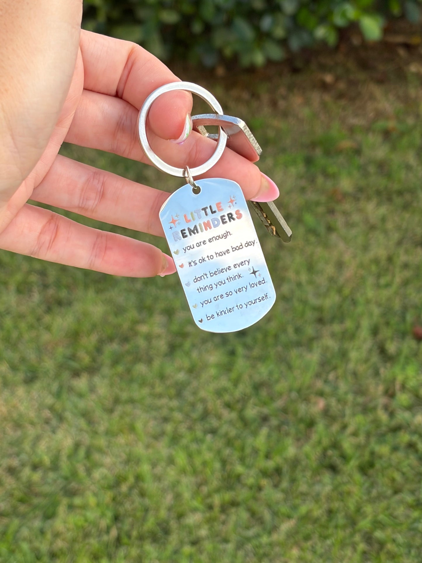 Keychain “Little Reminders”