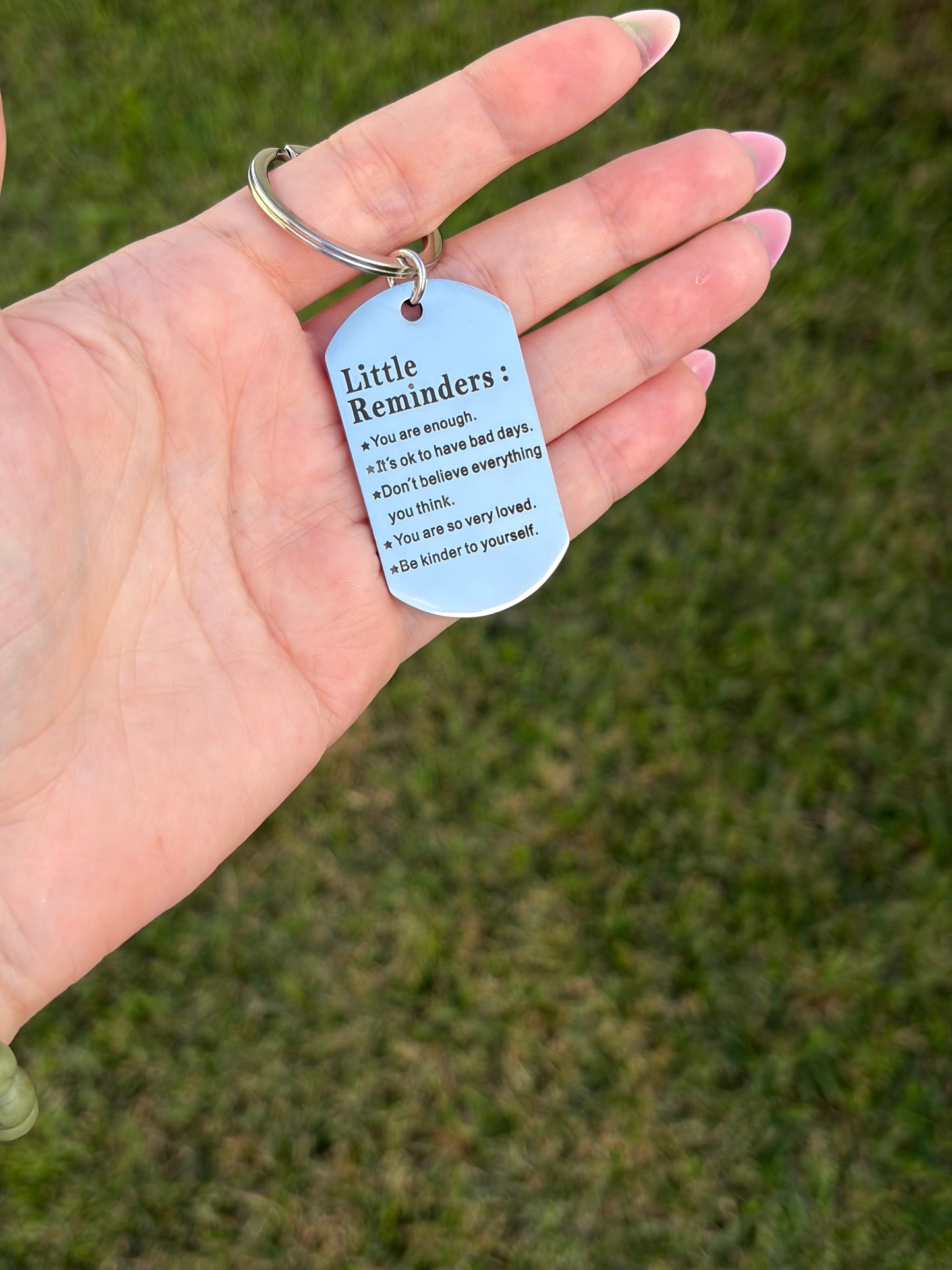 Keychain “Little Reminders”