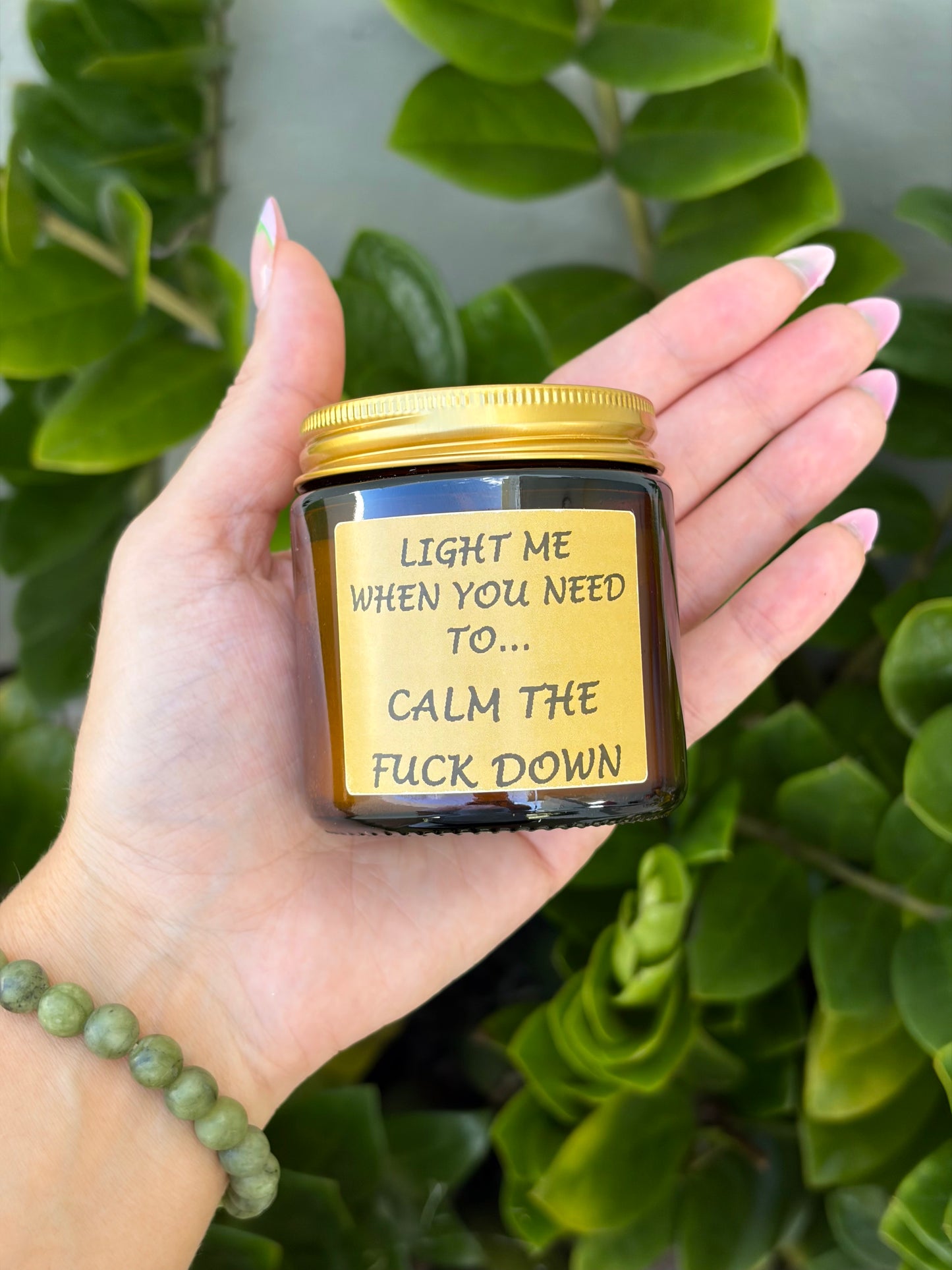 Soy Candle “Calm The F*ck Down”