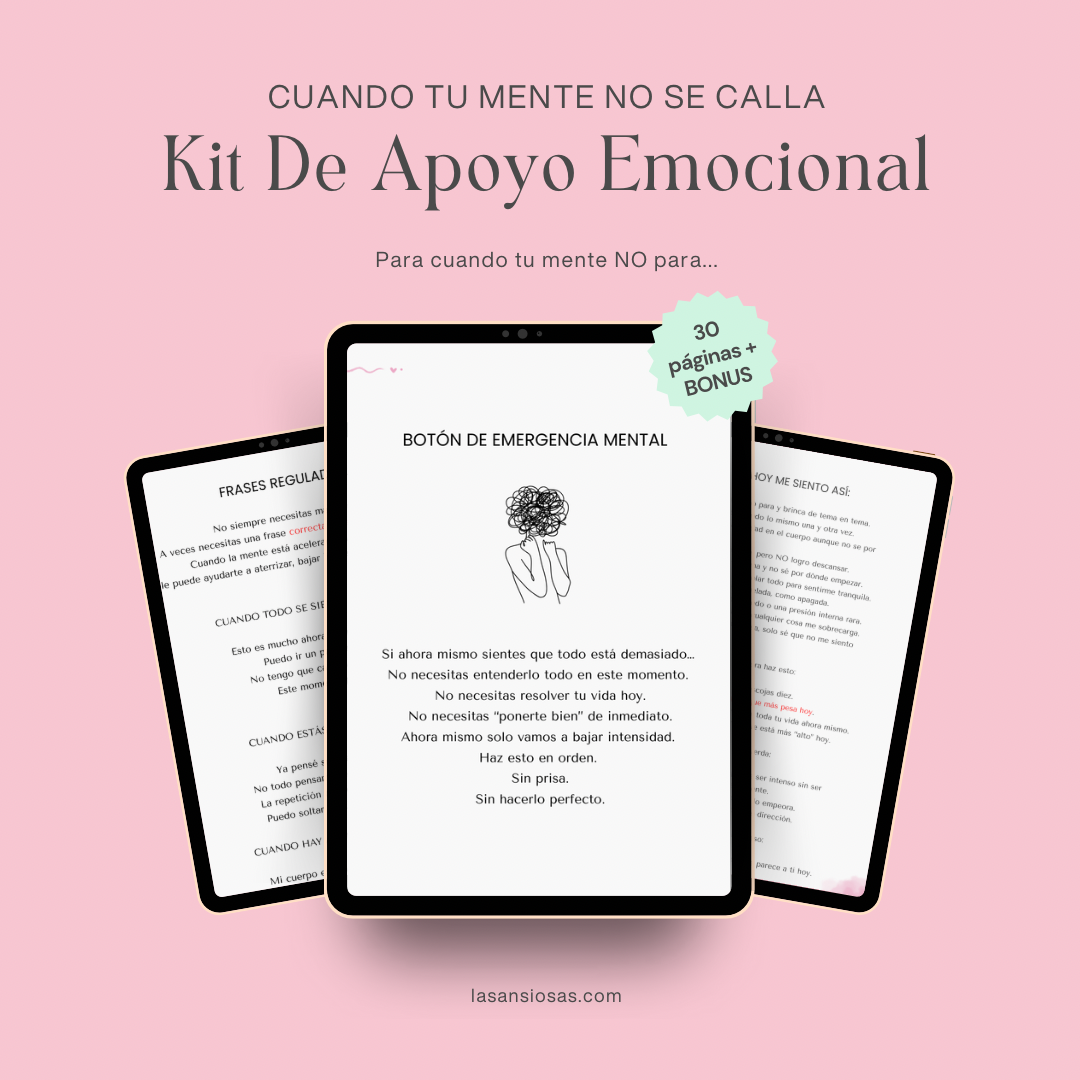 Cuando Tu Mente No Se Calla – Kit de Apoyo Emocional